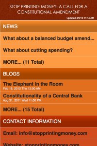 Build111 mobile app home screen